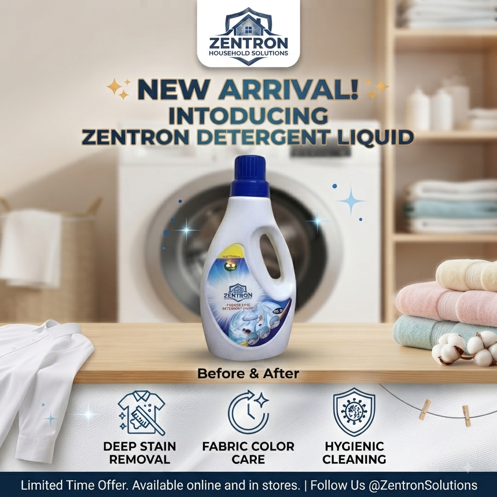 New Arrival! Introducing Zentron Detergent Liquid